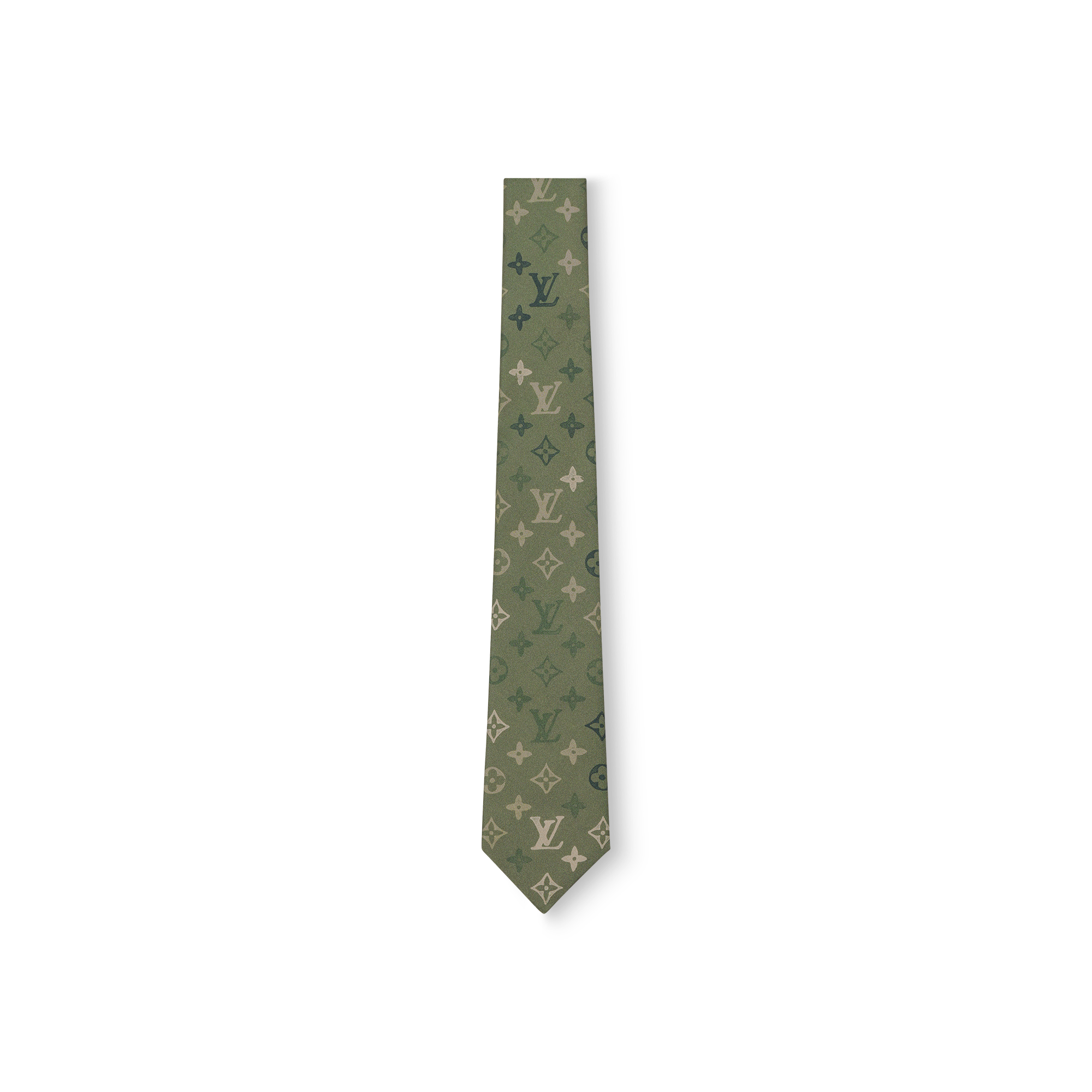 Monogram Surplus Tie - Luxury S00 Green | LOUIS VUITTON